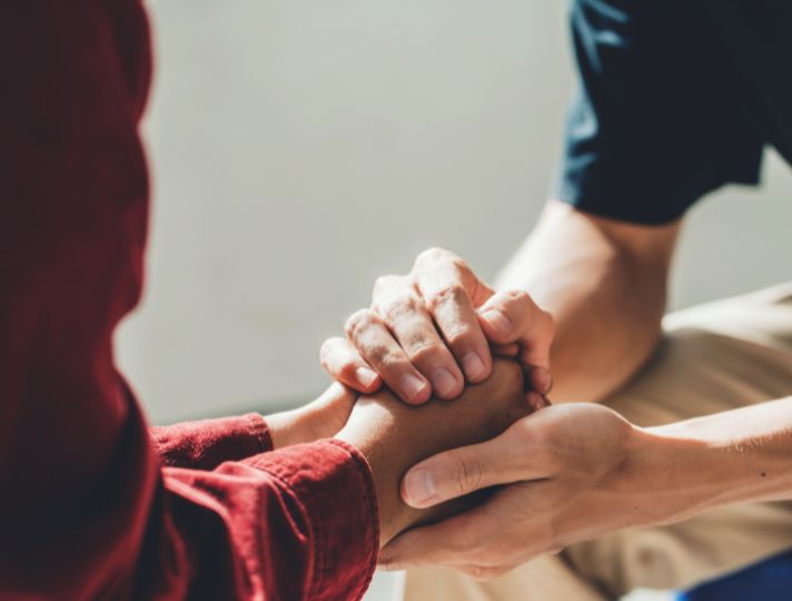 Helping someone 